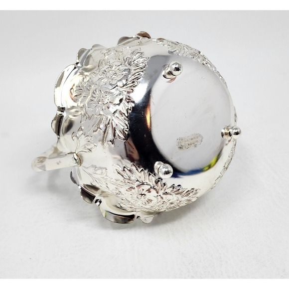 Mayell Silverplated Basket and Spoon w Cobalt Blue Glass Jam Relish Bowl England - Picture 9 of 16